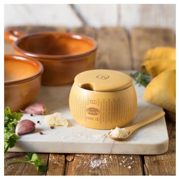 Emilia Food Love ceramic cheese box and ceramic cheese spoon. NWT, NIB. - Picture 2 of 14